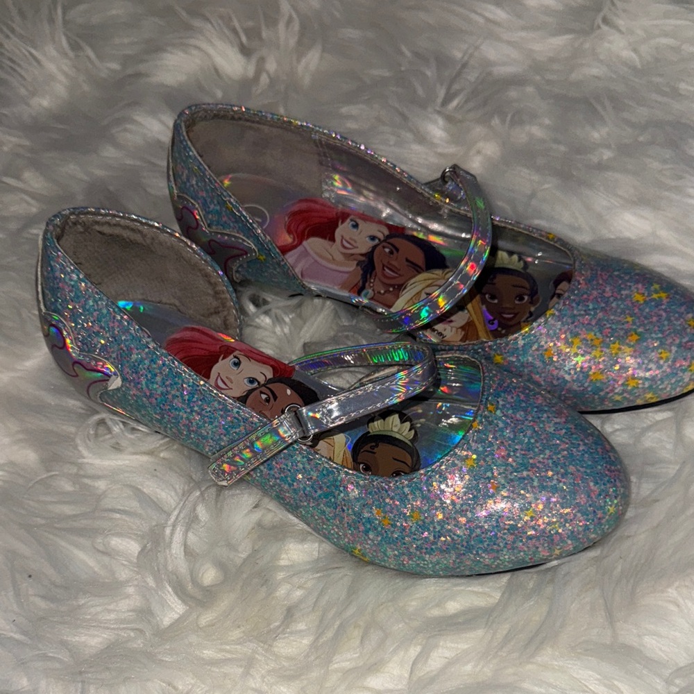 Disney Glittery Blue Dress Shoes